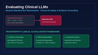 Clinical LLM Evaluation & Evidence Grounding Framework