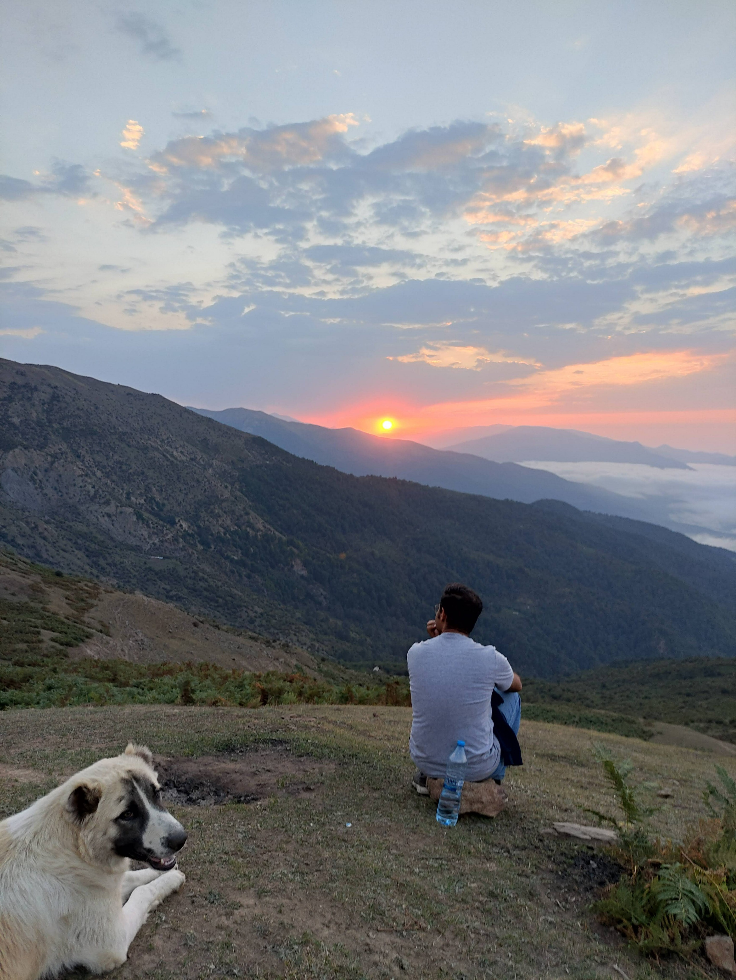 Sunset mountain overlook trail